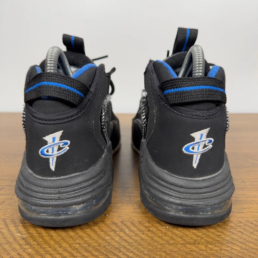 Nike Air Max Penny 1 Kids 4.5Y Black White Blue Orlando Basketball Sneakers
